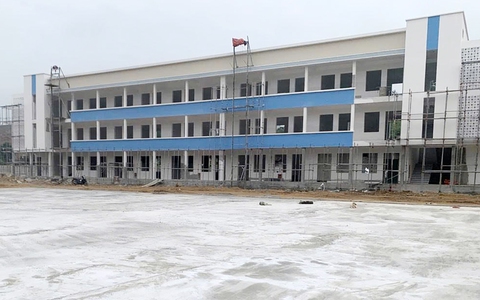 Sắp bàn giao đưa vào sử dụng Trường Phổ thông Dân tộc nội trú Con Cuông