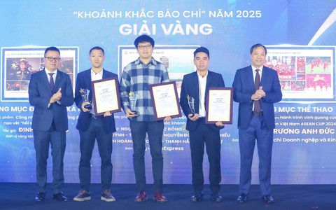 Trao Giải ảnh "Khoảnh khắc Báo chí" 2025 mang tinh thần "Bản lĩnh Việt Nam"