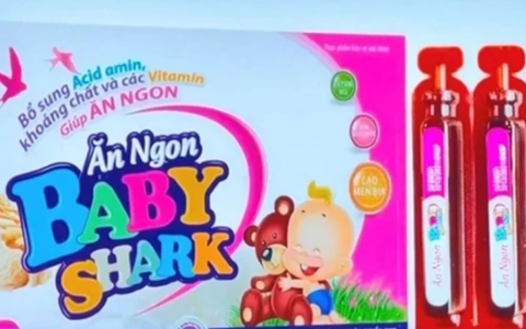 Cẩn trọng và không sử dụng hai sản phẩm cho trẻ em có thể là hàng giả