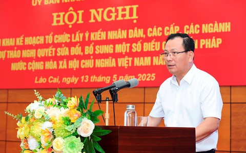 Lào Cai lấy ý kiến nhân dân về sửa đổi, bổ sung Hiến pháp năm 2013