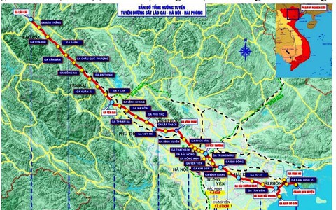 Tháng 12/2025, triển khai các nhiệm vụ khởi công xây dựng đường sắt Lào Cai - Hà Nội - Hải Phòng
