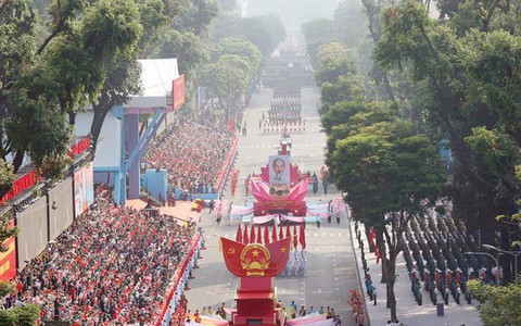 Thư cảm ơn của xem truc tiep bong da k+, Bộ Quốc phòng sau lễ diễu binh, diễu hành thành công