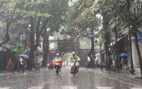Xuất hiện không khí lạnh vào mùa hè