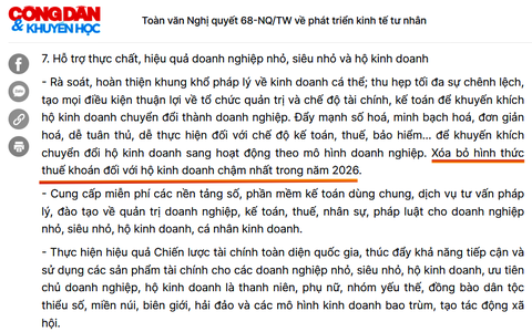 Hiểu về thuế khoán, hộ kinh doanh cần làm gì khi bỏ thuế khoán?