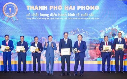 Hải Phòng dẫn đầu Bảng xếp hạng về Chỉ số năng lực cạnh tranh cấp tỉnh PCI 2024