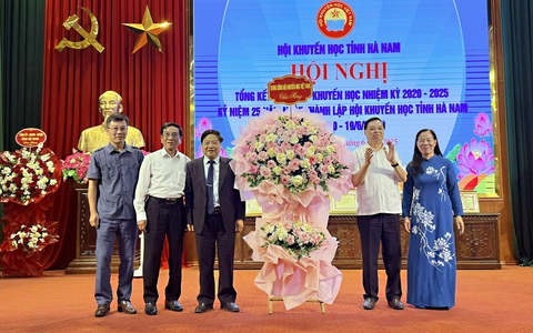 Hội Khuyến học Hà Nam kỷ niệm 25 năm thành lập Hội với nhiều thành tích nổi bật