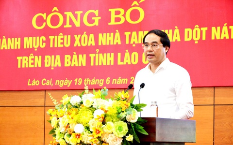 Lào Cai về đích trước 60 ngày trong thực hiện xóa nhà tạm, nhà dột nát ở địa phương