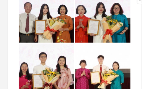 4 học sinh chuyên Amsterdam được kết nạp Đảng