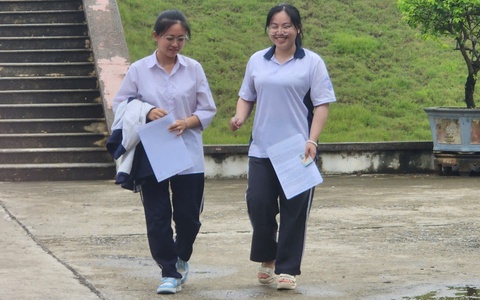 Gợi ý đáp án môn Toán thi tốt nghiệp trung học phổ thông 2025