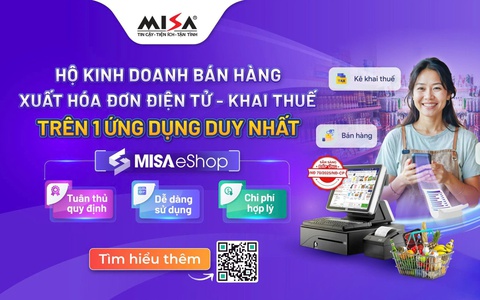 Chỉ với 1 phần mềm, hộ kinh doanh có thể quản lý bán hàng, xuất hóa đơn và kê khai thuế theo đúng quy định