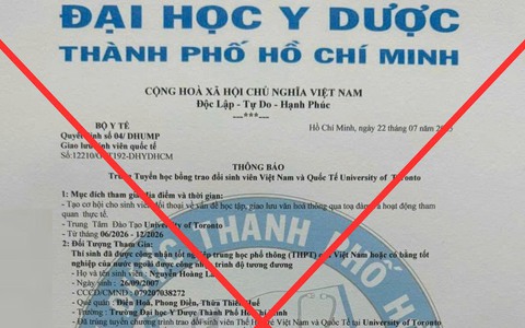Cảnh báo thông tin giả mạo về học bổng trao đổi sinh viên Việt Nam và quốc tế
