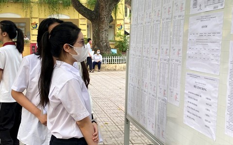 Hà Nội: Ủy ban nhân dân cấp xã tiếp nhận Phiếu báo kết quả thi tuyển sinh vào lớp 10 trung học phổ thông