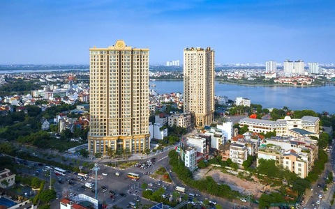 Phân làn mới đường Võ Chí Công