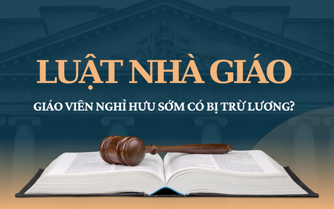 Khi Luật Nhà giáo có hiệu lực, giáo viên nghỉ hưu sớm có bị trừ lương không?
