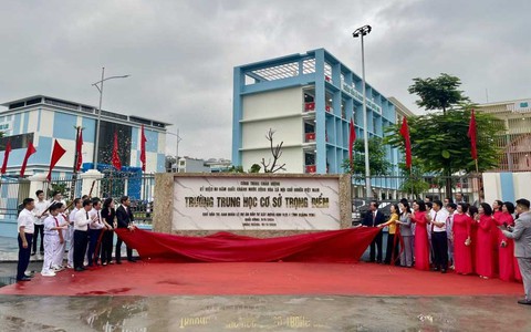 Khánh thành Trường Trung học cơ sở Trọng Điểm tại Quảng Ninh