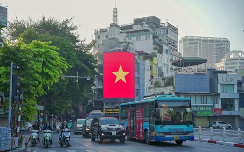 Hà Nội lắp đặt hơn 284 màn hình cỡ lớn, gần 600 loa truyền thanh phục vụ Lễ kỷ niệm Quốc khánh 2/9
