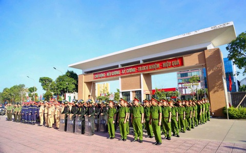 Công an tỉnh Quảng Ninh ra quân tấn công, trấn áp tội phạm, đảm bảo an ninh, trật tự