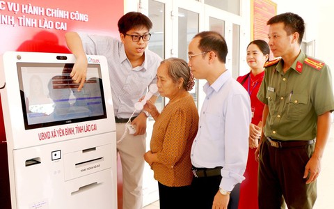 Xã đầu tiên thử nghiệm "Cabin hành chính công” thông minh phục vụ người dân tại Lào Cai