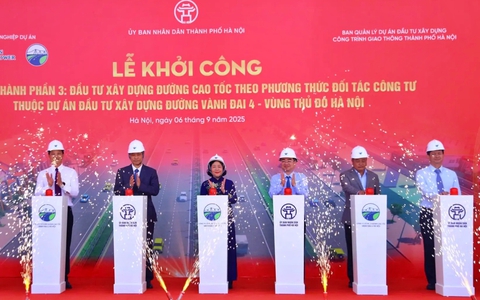 Hà Nội khởi công cao tốc Vành đai 4, vốn đầu tư hơn 56.000 tỉ
