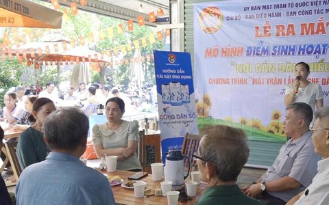 Ra mắt mô hình “Điểm sinh hoạt cộng đồng – Nơi gần dân, hiểu dân” tại Thành phố Hồ Chí Minh