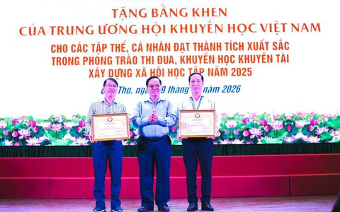 Hội Khuyến học Thành phố Cần Thơ trao 95 suất học bổng khuyến học, khuyến tài năm 2026