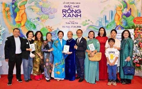 Ra mắt sách "Giấc mơ hoá Rồng Xanh", kết nối Mạng lưới Rồng Xanh toàn cầu