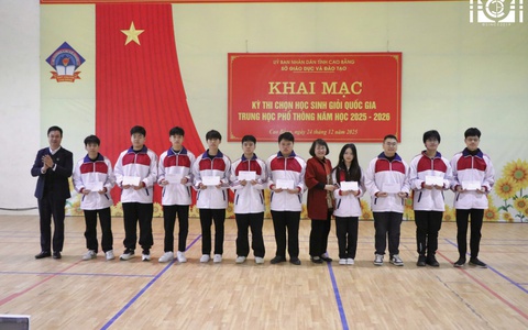 Kết quả thi chọn học sinh giỏi quốc gia trung học phổ thông năm học 2025-2026