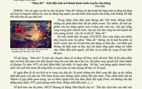 Học sinh hào hứng khi "Mưa đỏ" xuất hiện trong đề Ngữ văn