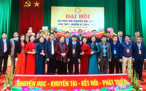 Hội Khuyến học xã Kép (Bắc Ninh) thực hiện Khuyến học, khuyến tài - kết nối - phát triển