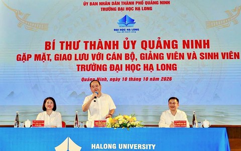 Quảng Ninh tin tưởng vào nguồn nhân lực trẻ, có tri thức tại Trường Đại học Hạ Long
