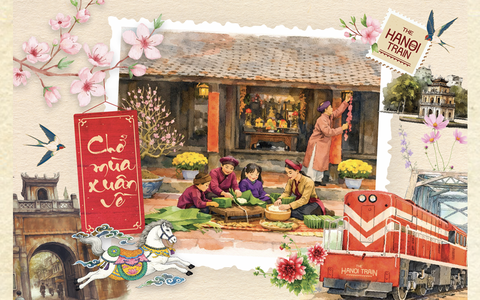 Sáng kiến du xuân: “Chở mùa xuân về” tái hiện Tết xưa