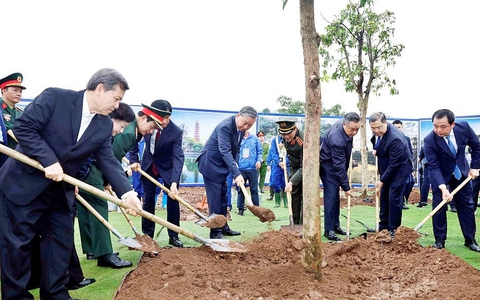 Tổng Bí thư Tô Lâm dự Lễ Phát động Tết trồng cây đời đời nhớ ơn Bác Hồ