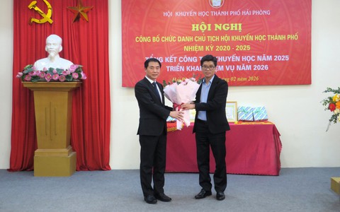 Hội Khuyến học Hải Phòng có tân Chủ tịch Hội