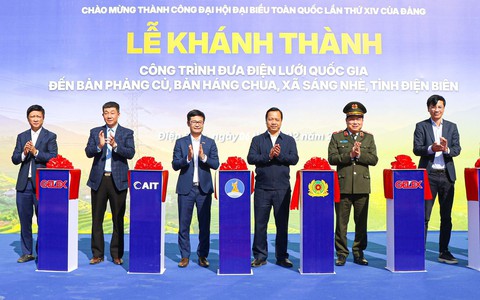 GELEX và các công ty thành viên chung tay mang điện lưới quốc gia tới 194 hộ dân vùng cao trước Tết Nguyên đán