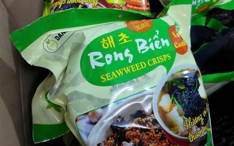 Khởi tố chủ Công ty DANA FOOD vì hô biến rong biển Trung Quốc thành rong biển Việt Nam