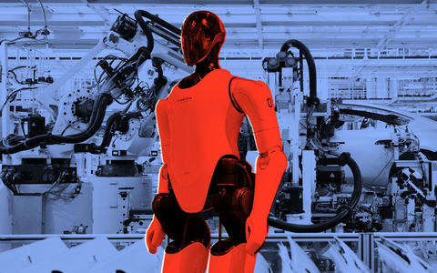 Robot hình người làm “thực tập sinh” trong nhà máy xe điện Trung Quốc