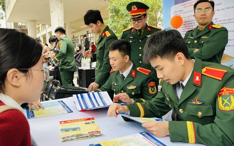 Thêm phương thức xét tuyển vào các trường quân đội năm 2026