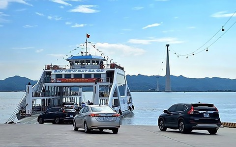 Giá qua phà Đồng Bài - Cái Viềng (Hải Phòng) được miễn, giảm như thế nào?