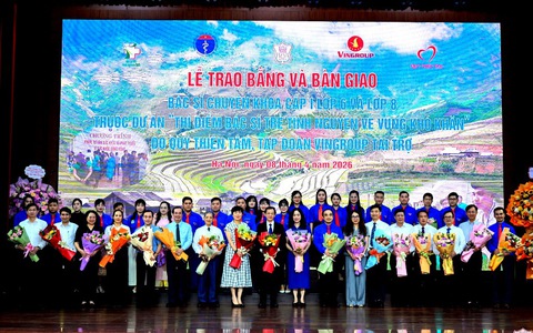 Thêm 5 bác sĩ ở vùng cao, vùng sâu của Lào Cai được trao bằng Chuyên khoa cấp I thuộc Dự án 585