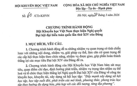 Hội Khuyến học Việt Nam đưa tinh thần Nghị quyết XIV của Đảng vào tâm điểm sự nghiệp học tập toàn dân