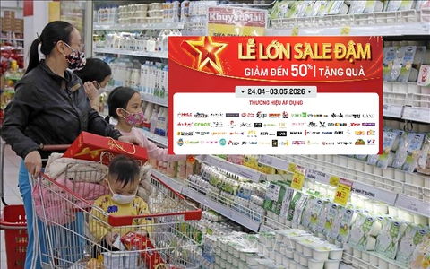 Mua sắm tiết kiệm, nhận quà hấp dẫn tại các siêu thị dịp lễ 30/4 – 1/5