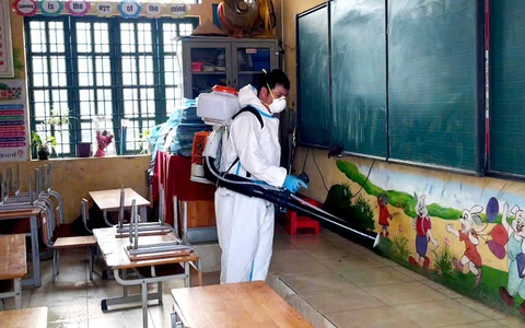 Khoanh vùng, dập tắt bệnh thủy đậu bùng phát trong học sinh