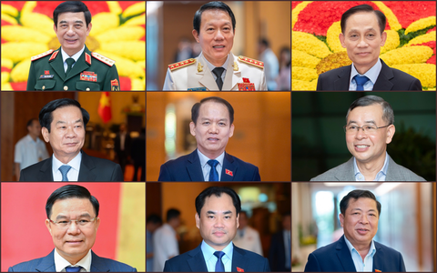 Danh sách 6 Phó Thủ tướng, 17 bộ trưởng, trưởng ngành của Chính phủ khóa mới