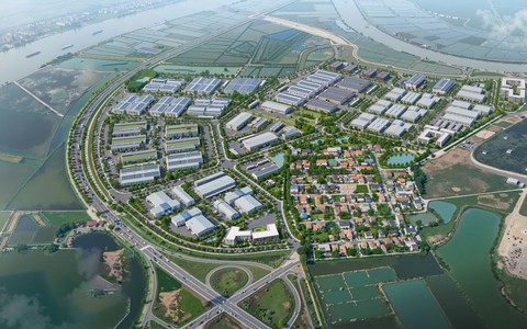 Vinhomes khởi công xây dựng kết cấu hạ tầng Khu công nghiệp Nam Tràng Cát