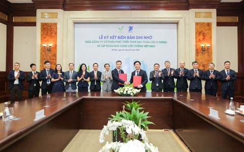 V-Green hợp tác VNPT phát triển mạng lưới trạm sạc và tủ đổi pin xe điện trên toàn quốc