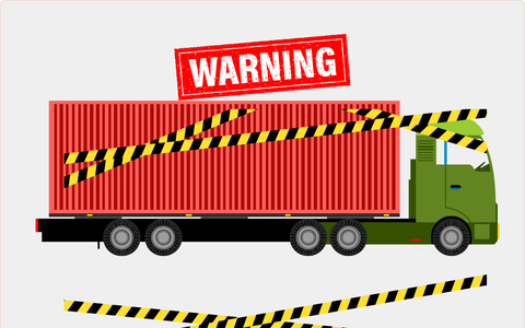 Những sai lầm phổ biến khi đi cạnh xe container gây nguy hiểm