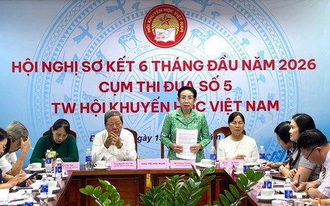 Khuyến học Cụm thi đua số 5 chủ động thích ứng mô hình mới, nâng cao chất lượng hoạt động
