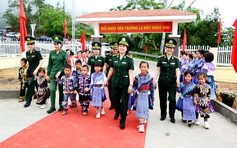 Khánh thành đưa vào sử dụng 6 điểm trường, tại 3 xã biên giới Lào Cai