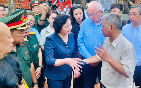 Phó thủ tướng Phạm Thị Thanh Trà: Quy tập hài cốt liệt sĩ tại Công viên Lê Thị Riêng với lòng tôn kính, tri ân