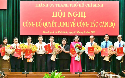 Thành phố Hồ Chí Minh bổ nhiệm lãnh đạo Báo Sài Gòn Giải Phóng, Báo điện tử Tuổi Trẻ, Đài Phát thanh và Truyền hình